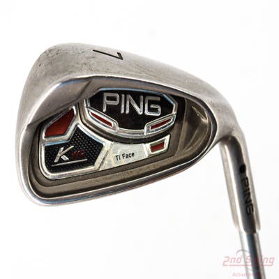 Ping K15 Single Iron 7 Iron Accra 60i Graphite Senior Right Handed Black Dot 37.25in