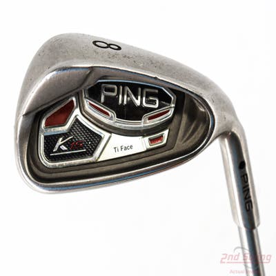 Ping K15 Single Iron 8 Iron Accra 60i Graphite Senior Right Handed Black Dot 36.75in