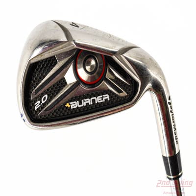 TaylorMade Burner 2.0 Single Iron 4 Iron TM Burner 2.0 85 Steel Regular Right Handed 39.25in