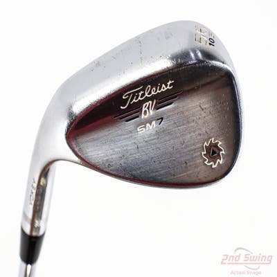Titleist Vokey SM7 Tour Chrome Wedge Sand SW 56° 10 Deg Bounce S Grind Titleist Vokey BV Steel Wedge Flex Left Handed 35.5in
