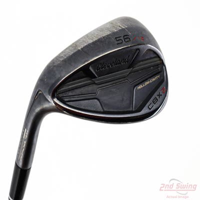 Cleveland CBX 2 Black Satin Wedge Sand SW 56° 12 Deg Bounce True Temper Dynamic Gold 115 Steel Wedge Flex Left Handed 35.5in