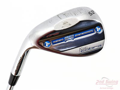 Cobra KING SB One Length Wedge Gap GW 52° 8 Deg Bounce FST KBS Hi-Rev 2.0 Steel Stiff Left Handed 37.0in