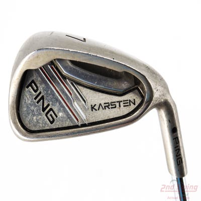 Ping 2014 Karsten Single Iron 7 Iron Ping CFS Steel Regular Right Handed Black Dot 37.0in