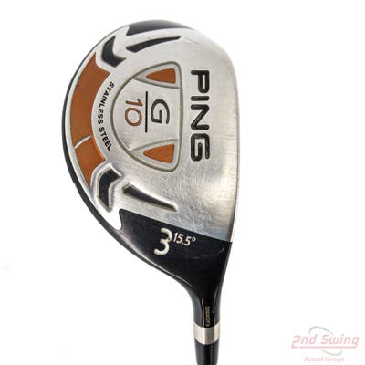 Ping G10 Fairway Wood 3 Wood 3W 15.5° Grafalloy ProLaunch Red FW Graphite Stiff Right Handed 44.25in