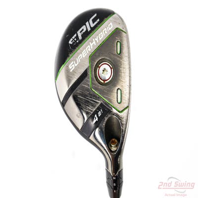 Callaway EPIC Super Hybrid 4 Hybrid 21° Aerotech SteelFiber fc75 Graphite Regular Right Handed 40.25in
