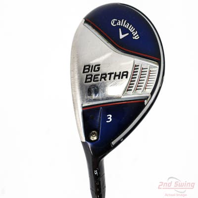 Callaway 2014 Big Bertha Fairway Wood 3 Wood 3W 15° Mitsubishi Fubuki Z 65 Graphite Regular Left Handed 43.5in