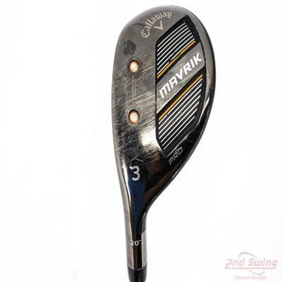 Callaway Mavrik Pro Hybrid 3 Hybrid 20° FST KBS Hybrid 80 Graphite Stiff Left Handed 40.0in