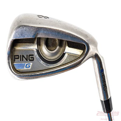 Ping 2016 G Single Iron 8 Iron AWT 2.0 Steel Regular Right Handed Blue Dot 37.25in