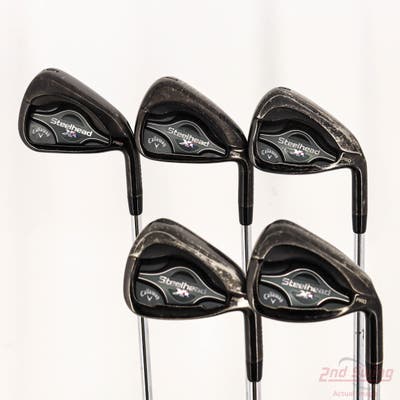 Callaway Steelhead XR Pro Iron Set 6-PW True Temper XP 105 Stepless Steel Stiff Right Handed +1/4"