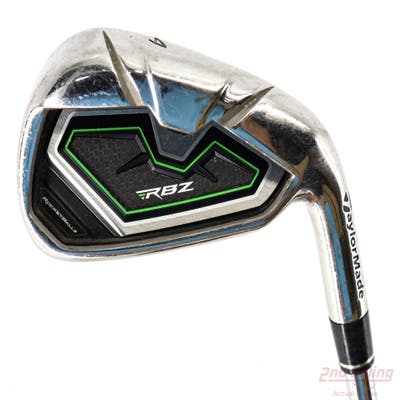 TaylorMade RocketBallz Single Iron 4 Iron TM RBZ Steel Steel Stiff Right Handed 39.25in