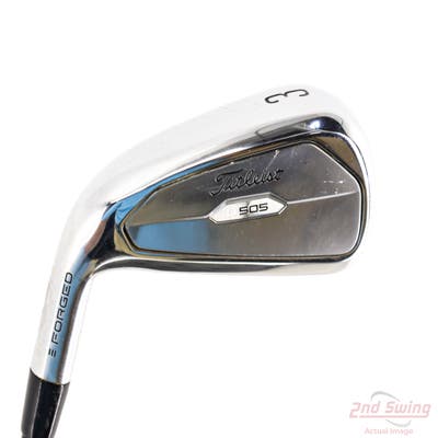 Titleist 2023 U 505 Utility Utility Iron 3 Utility Project X HZRDUS Black Gen4 80 Graphite Stiff Left Handed 38.25in