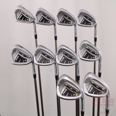 Ping I20 Iron Set 4-LW Ping TFC 169I Graphite Stiff Right Handed Green Dot 37.5in