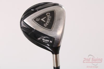 Callaway Razr X Black Fairway Wood 3 Wood 3W ProLaunch AXIS Red Graphite Stiff Right Handed 43.5in