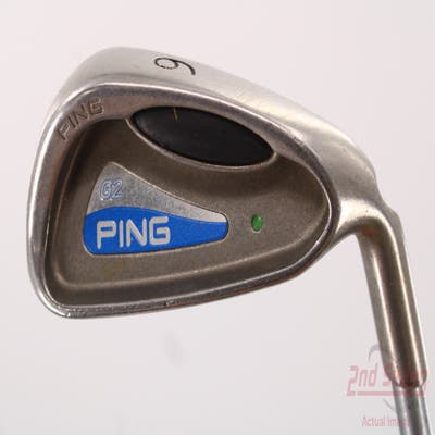 Ping G2 Single Iron 6 Iron Ping TFC 909I Graphite Stiff Right Handed Green Dot 37.25in