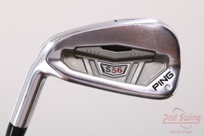 Ping S56 Single Iron 7 Iron True Temper Dynamic Gold Steel Regular Left Handed White Dot 37.0in