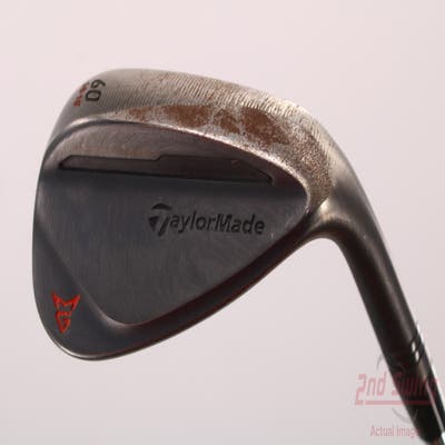 TaylorMade Milled Grind 2 Black Wedge Lob LW 60° 10 Deg Bounce True Temper Elevate Tour Steel X-Stiff Right Handed 35.0in