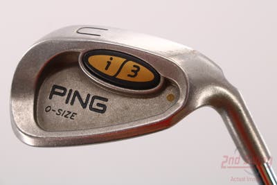 Ping i3 Oversize Wedge Gap GW Stock Steel Shaft Steel Stiff Right Handed Gold Dot 35.5in