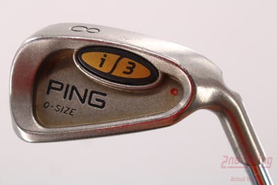 Ping i3 Oversize Single Iron 8 Iron Ping JZ Steel Stiff Right Handed Red dot 36.5in