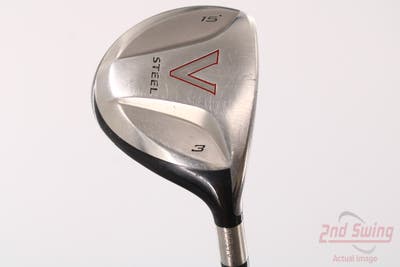 TaylorMade V Steel Fairway Wood 3 Wood 3W 15° TM M.A.S.2 Graphite Stiff Right Handed 42.5in