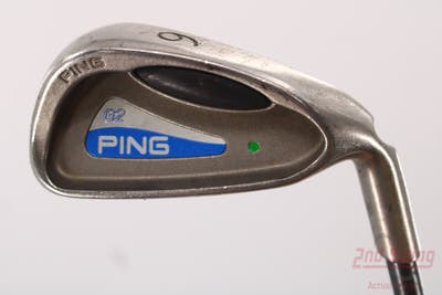 Ping G2 Single Iron 6 Iron Ping TFC 100I Graphite Stiff Right Handed Green Dot 37.75in