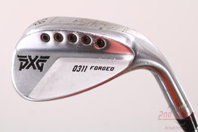 PXG 0311 Forged Chrome Wedge Lob LW 58° 9 Deg Bounce True Temper Dynamic Gold S400 Steel Stiff Right Handed 35.5in