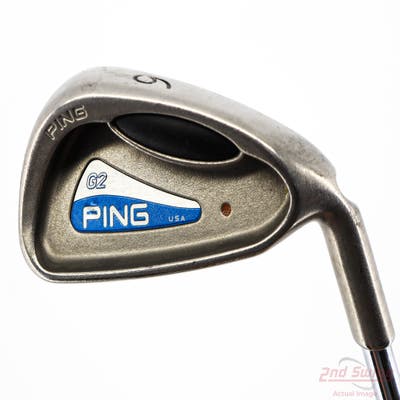 Ping G2 Single Iron 6 Iron Stock Steel Shaft Steel Regular Right Handed Orange Dot 37.5in