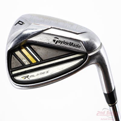 TaylorMade Rocketbladez Single Iron Pitching Wedge PW Stock Steel Shaft Steel Stiff Right Handed 36.5in