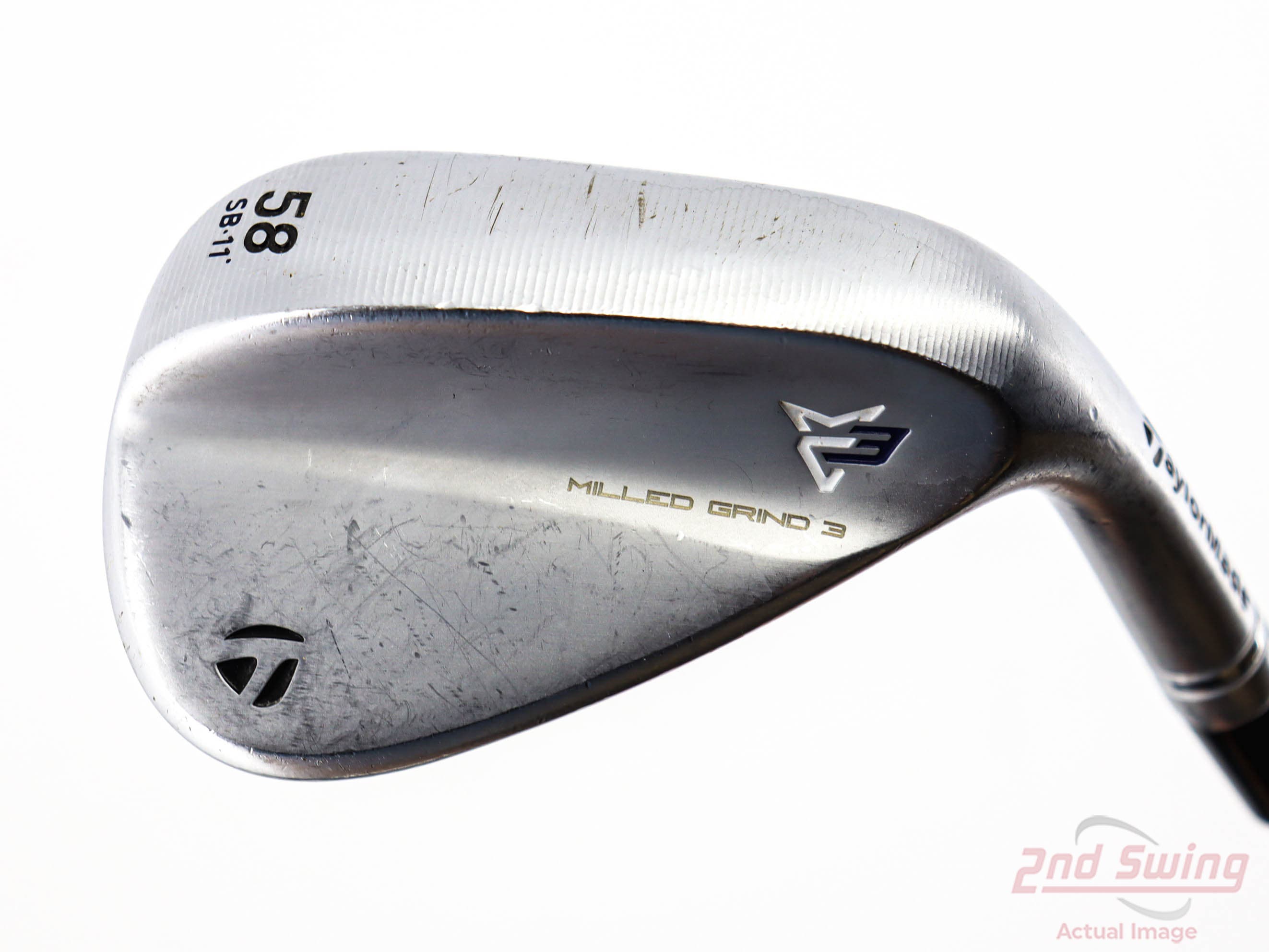 TaylorMade Milled Grind 3 Raw Chrome Wedge | 2nd Swing Golf