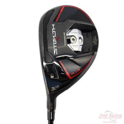 TaylorMade Stealth 2 Plus Fairway Wood 3 Wood 3W 15° Mitsubishi Kai'li Red 75 Graphite Stiff Left Handed 43.25in