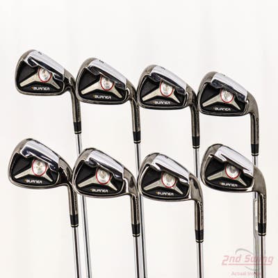 TaylorMade 2009 Burner Iron Set 4-PW AW TM Burner Superfast 85 Steel Stiff Right Handed +1/2"