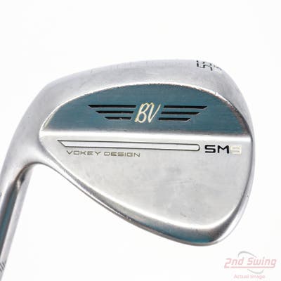 Titleist Vokey SM9 Tour Chrome Wedge Sand SW 56° 10 Deg Bounce S Grind Titleist Vokey BV Steel Wedge Flex Left Handed 35.5in