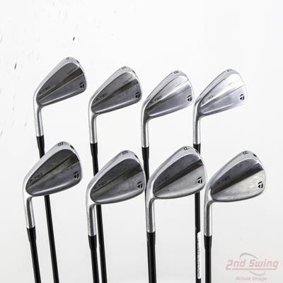 TaylorMade 2023 P790 Iron Set 4-PW AW Mitsubishi MMT 80 Graphite Stiff Left Handed +1/4"