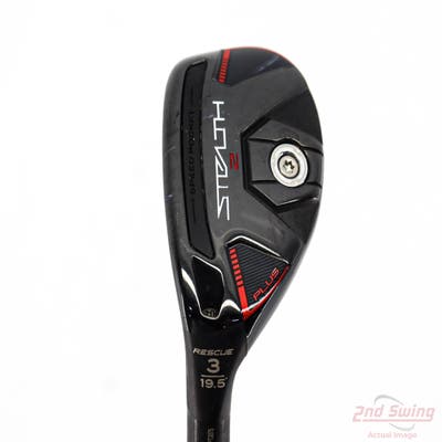 TaylorMade Stealth 2 Plus Rescue Hybrid 3 Hybrid 19.5° Mitsubishi Kai'li Red 75 Graphite Regular Left Handed 40.5in