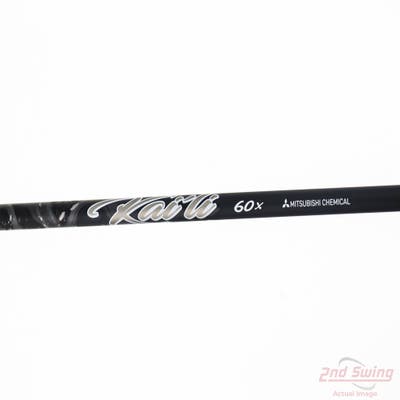 Used W/ TaylorMade RH Adapter Mitsubishi Rayon Kai'li White DarkWave 60g Driver Shaft X-Stiff 43.5in