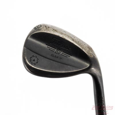 Titleist Vokey SM7 Jet Black Wedge Lob LW 60° 8 Deg Bounce M Grind SM7 BV Steel Wedge Flex Right Handed 34.25in