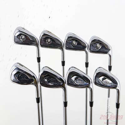 Titleist T200 Iron Set 4-PW GW True Temper AMT White S300 Steel Stiff Right Handed +1/2"