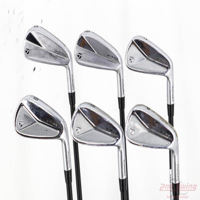 TaylorMade 2023 P7MC Iron Set 5-PW LA Golf A Series Mid 85 Graphite Stiff Right Handed +1/2"
