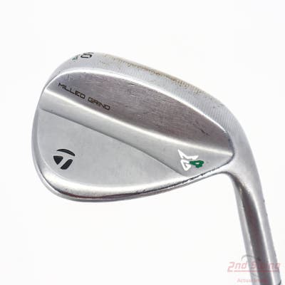 TaylorMade Milled Grind 4 Chrome Wedge Lob LW 60° 12 Deg Bounce HB LA Golf A Series Mid 85 Graphite Stiff Right Handed 35.25in