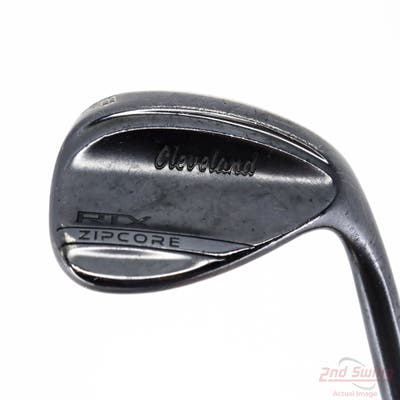Cleveland RTX ZipCore Black Satin Wedge Lob LW 58° 10 Deg Bounce Mid FST KBS Wedge Steel Wedge Flex Right Handed 35.25in