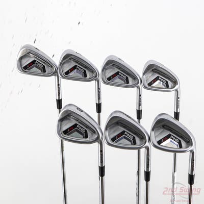 Ping I25 Iron Set 4-PW Ping CFS Steel Stiff Right Handed Black Dot +1/4"