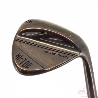TaylorMade Milled Grind HI-TOE 3 Copper Wedge Lob LW 58° 7 Deg Bounce FST KBS Hi-Rev 2.0 115 Steel Wedge Flex Right Handed 35.0in