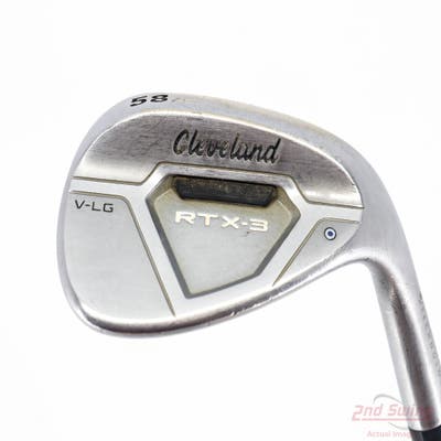 Cleveland RTX-3 Cavity Back Tour Satin Wedge Lob LW 58° 6 Deg Bounce True Temper Dynamic Gold Steel Wedge Flex Right Handed 35.5in