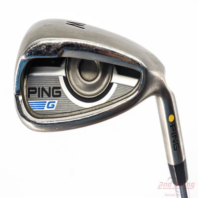 Ping 2016 G Single Iron Pitching Wedge PW Ping CFS Distance Steel Stiff Right Handed Yellow Dot 36.25in
