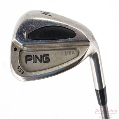 Ping S59 Single Iron Pitching Wedge PW Ping TFC 100I Graphite Stiff Right Handed Black Dot 35.75in