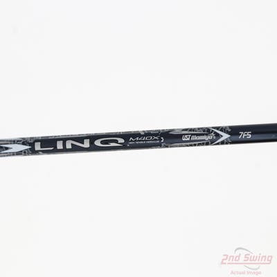 Used W/ TaylorMade RH Adapter UST Mamiya Lin-Q M40X White 70 Driver Shaft X-Stiff 44.0in