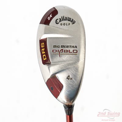Callaway Big Bertha Diablo Hybrid 4 Hybrid 24° Callaway BB Diablo Hybrid Graphite Stiff Right Handed 39.0in