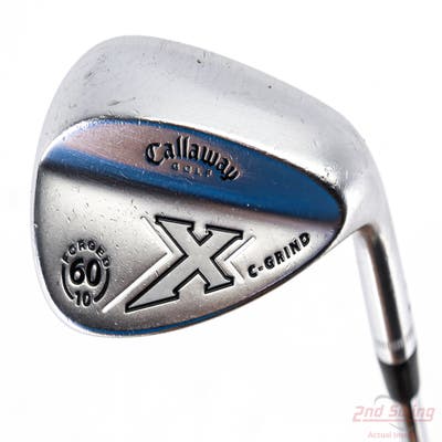 Callaway X Forged Vintage Wedge Lob LW 60° 10 Deg Bounce Stock Steel Shaft Steel Wedge Flex Right Handed 35.0in