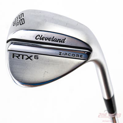 Cleveland RTX 6 ZipCore Tour Satin Wedge Lob LW 58° 10 Deg Bounce Dynamic Gold Spinner TI Steel Wedge Flex Right Handed 35.25in