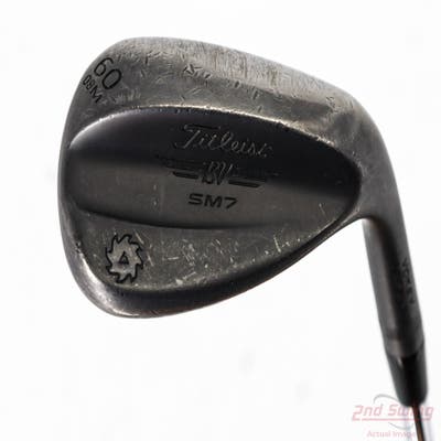 Titleist Vokey SM7 Jet Black Wedge Lob LW 60° 8 Deg Bounce M Grind SM7 BV Steel Wedge Flex Right Handed 35.0in