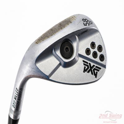 PXG 0311 Milled Sugar Daddy II Wedge Lob LW 58° 10 Deg Bounce C Grind True Temper Elevate Tour Steel Stiff Left Handed 35.5in